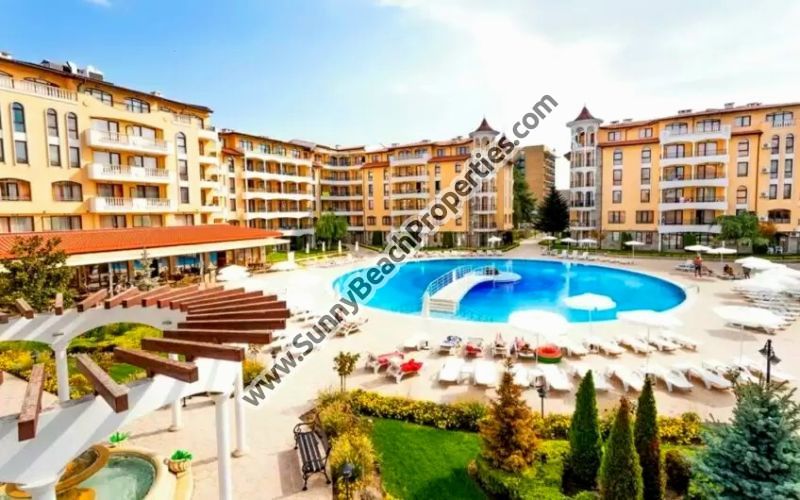 Furnished 2-bedroom apartment for sale in year-round 4**** Royal Sun 300m from beach & 700m. downtown Sunny beach Bulgaria